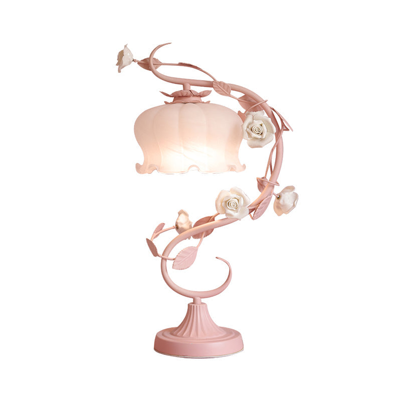 Rynx | Rosabella - Elegant Bloom Glass Desk Lamp