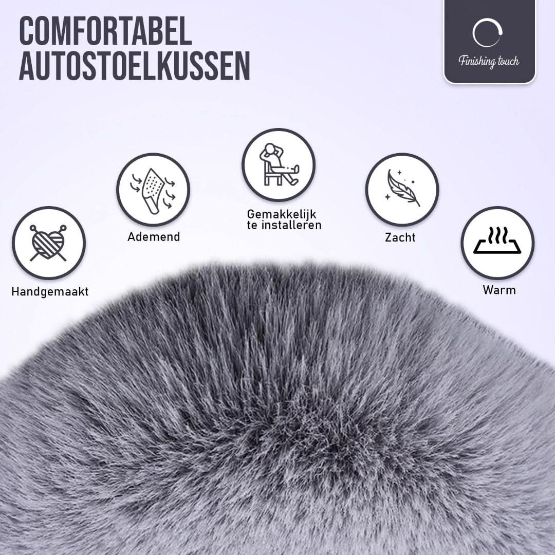 Rynx | Plush Car Seat Cushion