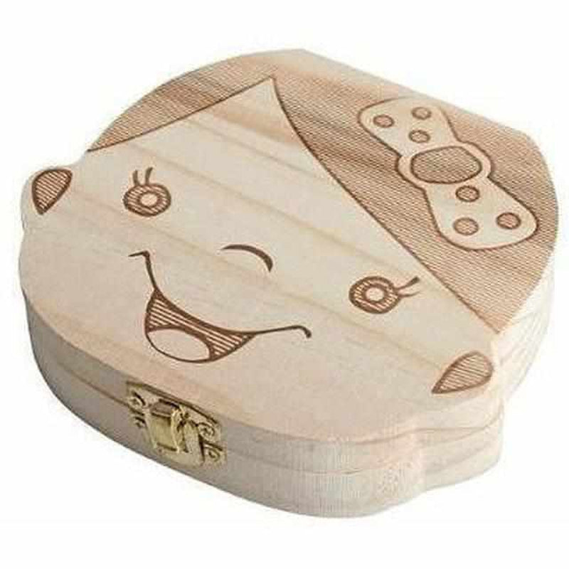 Rynx | Wooden Teeth Memory Box for Precious Memories - ToothTreasure (1+1 FREE)