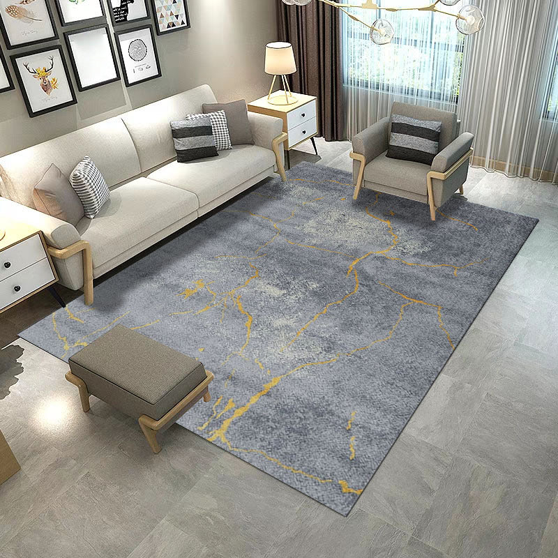 Rynx | Retro Multicolor Abstract Carpet Polypropylene Industrial Area Carpet Stain Resistant Non-Slip Pet Friendly Carpet for Guest Room
