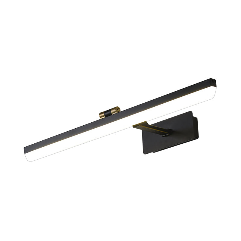 Rynx | Metal Black Wall Lamp Extended LED Traditional Wall Mounted Vanity Light, 17"/38"/22.5" Wide
