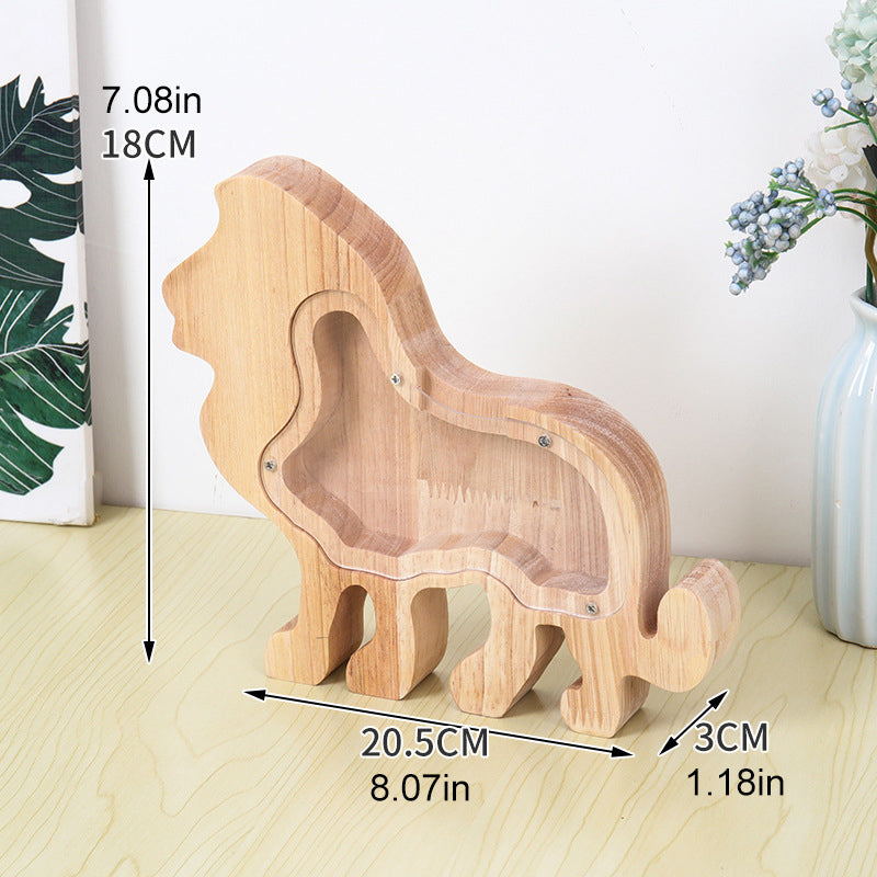 Rynx | Wooden Animal Savings Bank