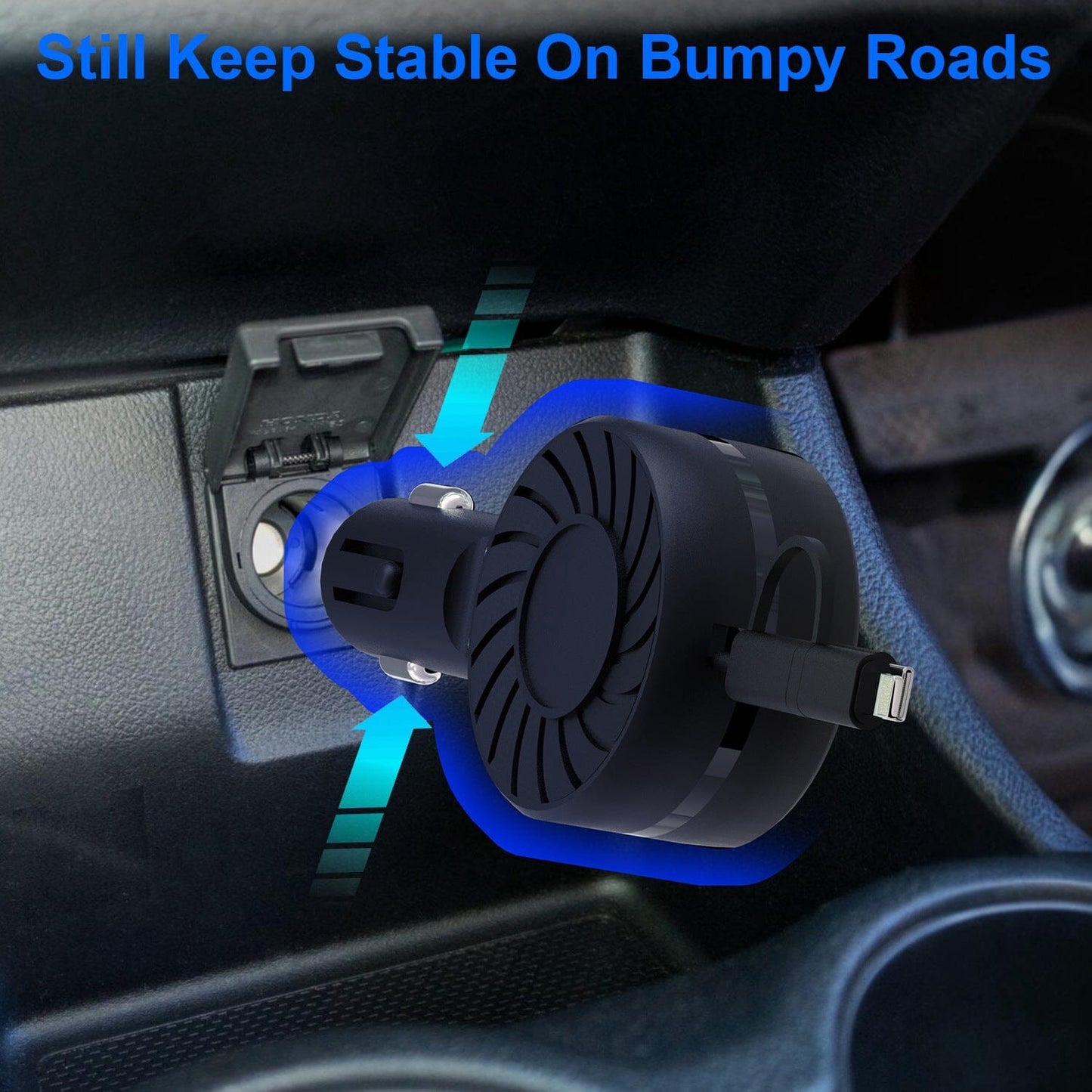 Rynx | 21W 3-in-1 Retractable Image Phone Charger