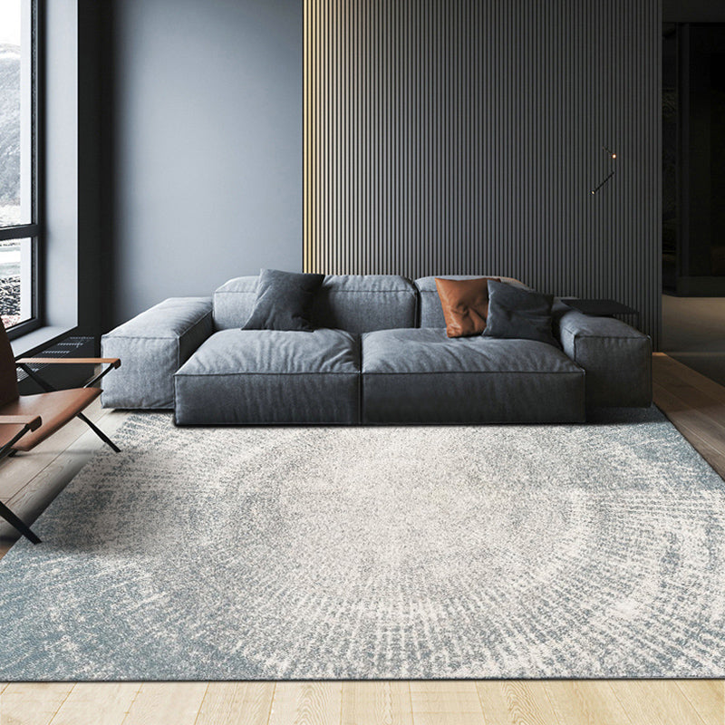 Rynx | Multicolored modern rug made of cotton blend with abstract print, Non-slip backing, machine washable indoor rug for the home