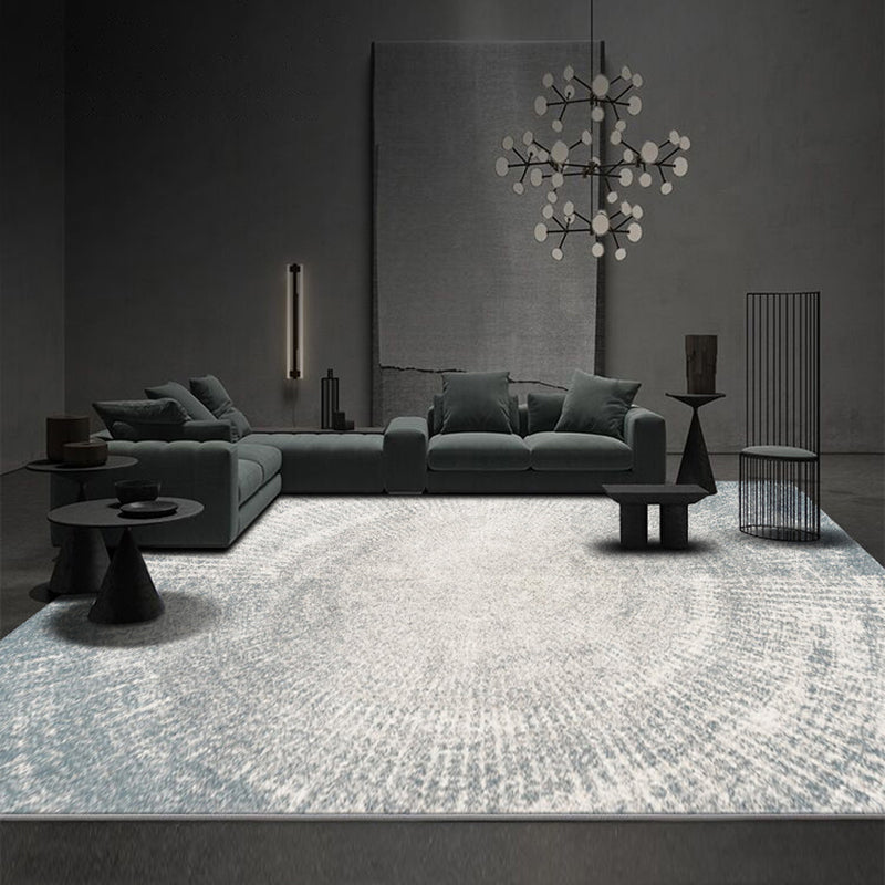 Rynx | Multicolored modern rug made of cotton blend with abstract print, Non-slip backing, machine washable indoor rug for the home