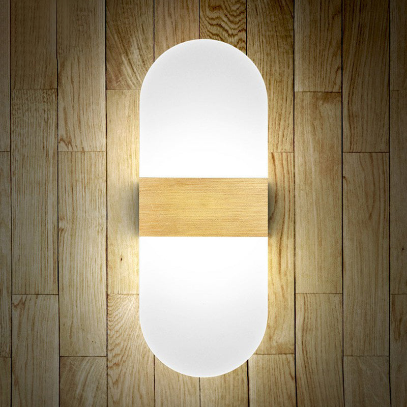 Rynx | Acrylic Geometric Wall Scone Lamp Modern Style LED Wall Lighting Fixture for Bed Sides
