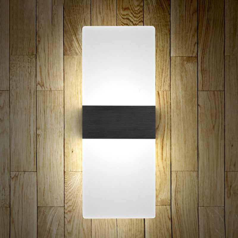 Rynx | Acrylic Geometric Wall Scone Lamp Modern Style LED Wall Lighting Fixture for Bed Sides
