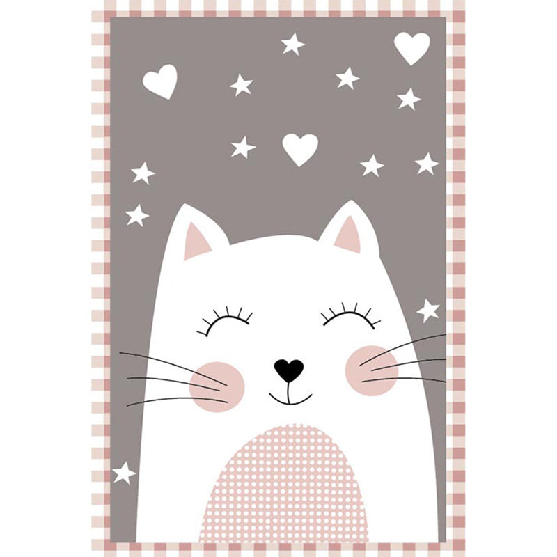 Rynx | New children's carpet Multi-colored Cartoon Indoor carpet Synthetic Non-slip Stain-resistant Washable carpet
