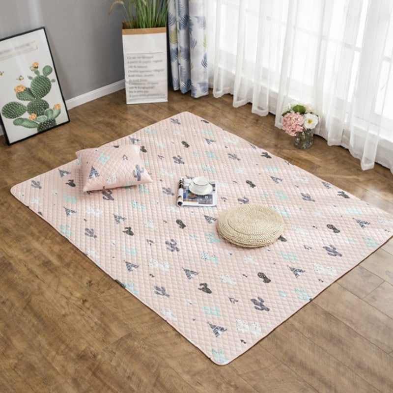 Rynx | Western Decor Rug Multicolor Geometric Print Rug Cotton Non-Slip Back Easy Care Rug