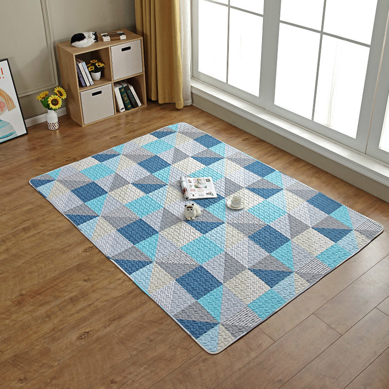 Rynx | Western Decor Rug Multicolor Geometric Print Rug Cotton Non-Slip Back Easy Care Rug