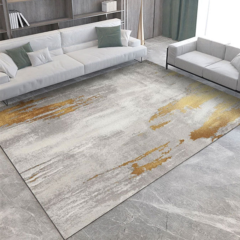 Rynx | Shabby Chic Steampunk Rug Multi-Color Rustic Surface Rug Pet Friendly Non-Slip Backing Stain Resistant Rug for Drawing Room