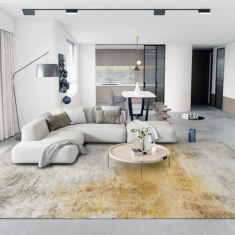 Rynx | Shabby Chic Steampunk Rug Multi-Color Rustic Surface Rug Pet Friendly Non-Slip Backing Stain Resistant Rug for Drawing Room
