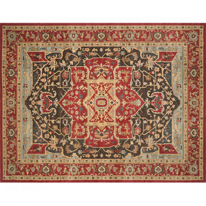 Rynx | Olden Parlor Rug Multicolored Geometrically Printed Indoor Rug Easy Care Pet Friendly