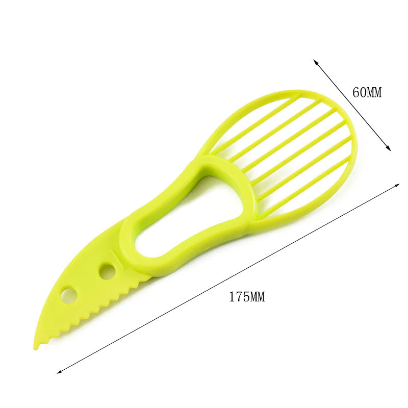 Rynx | 3 in 1 Avocado Slicer Shea Corer Butter Fruit Peeler Cutter Pulp Separator Plastic Knife Kitchen Appliances Vegetable Tools Kitchen Gadgets