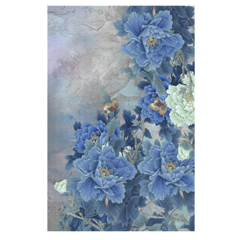Rynx | Multi-Colored Oriental Carpet Cotton Blend Patterned Area Rug Non-Slip Back Pet-Friendly Indoor Diamond Carpet for the Living Room