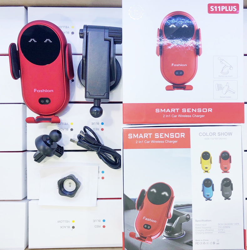 Rynx | Smart Wireless Auto-Sensing Car Phone Mount Charger