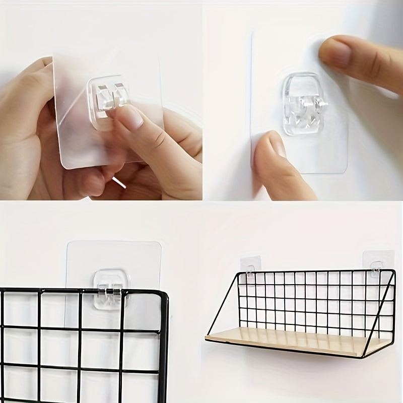 Rynx | IronRack - Metal Floating Shelf - Hanging Storage Rack for Bathroom and Living Room