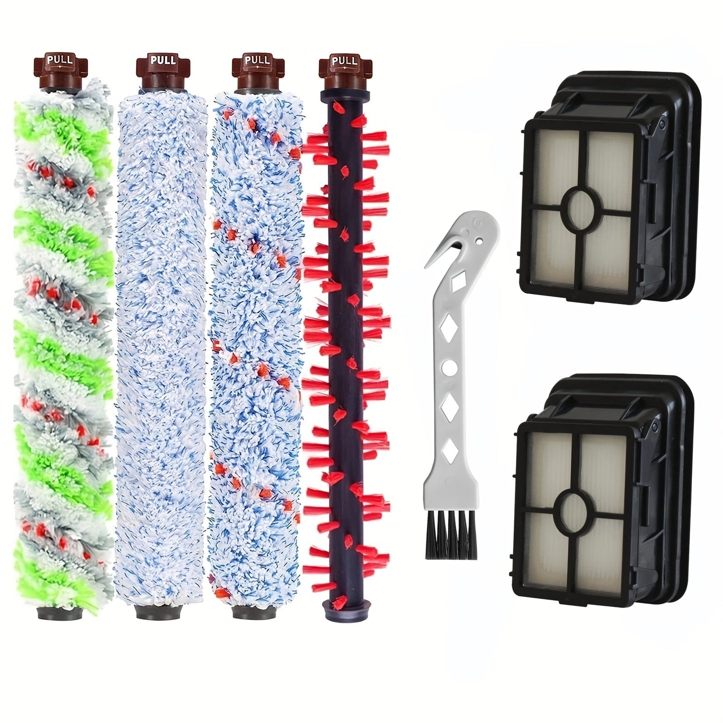 Rynx | Bissell CrossWave and CrossWave Pet Pro Velvet Brush Roller - 1pc/2pcs Vacuum Cleaner Accessory