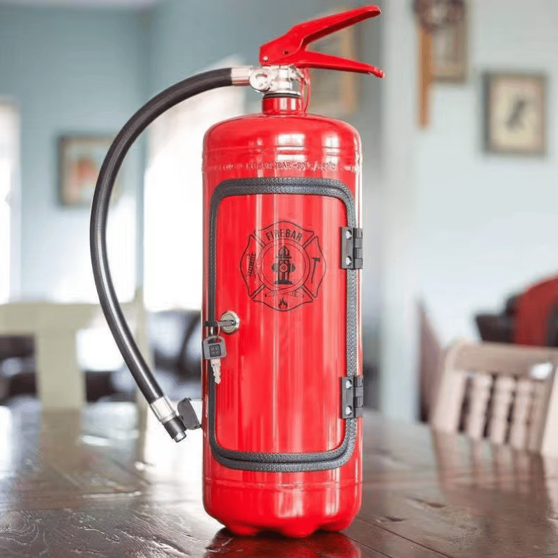 RYNX | "My Cave My Rules" Gift Can Bar Set Fire Extinguisher Red
