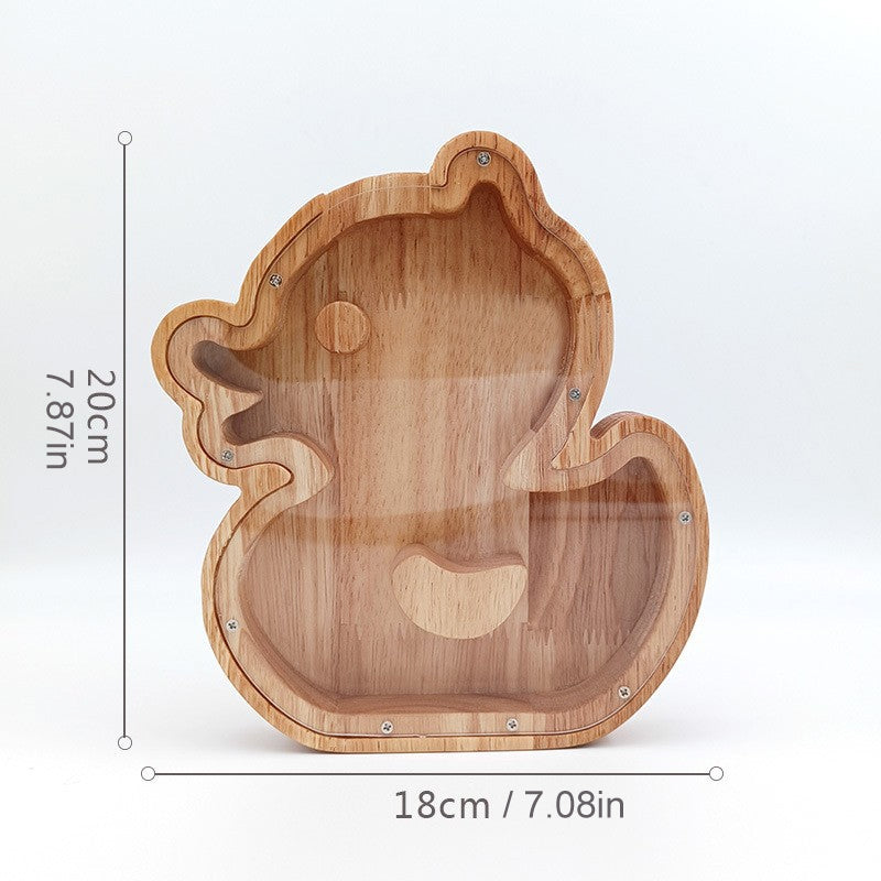 Rynx | Wooden Animal Savings Bank