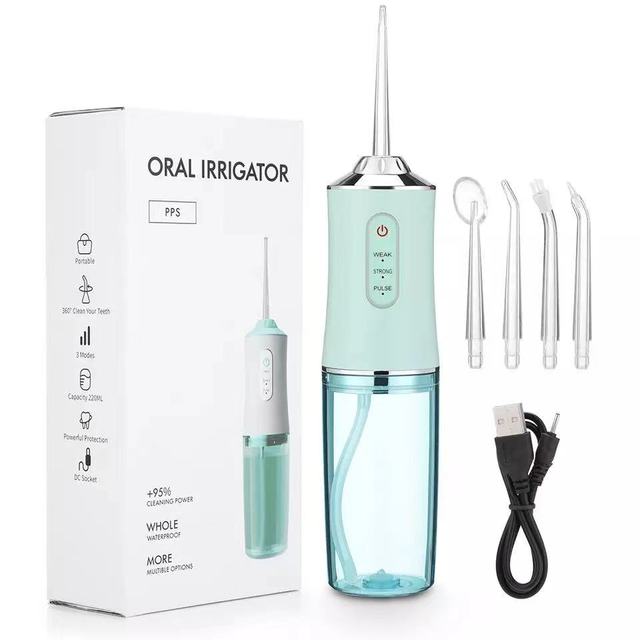 RYNX | Waterproof Irrigator Dental Cleaner, Cordless & Rechargeable Water Flosser