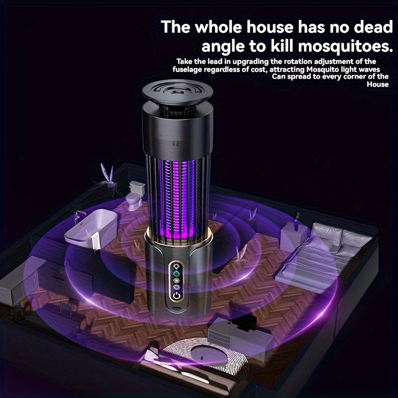 Rynx | Rechargeable Multi-Functional Mosquito Killer Lamp - USB Powered, Dual Light Colors, Indoor and Outdoor Bug Zapper for Home, Bedroom, Office, RV, Camping - Effective and Easy to Clean
