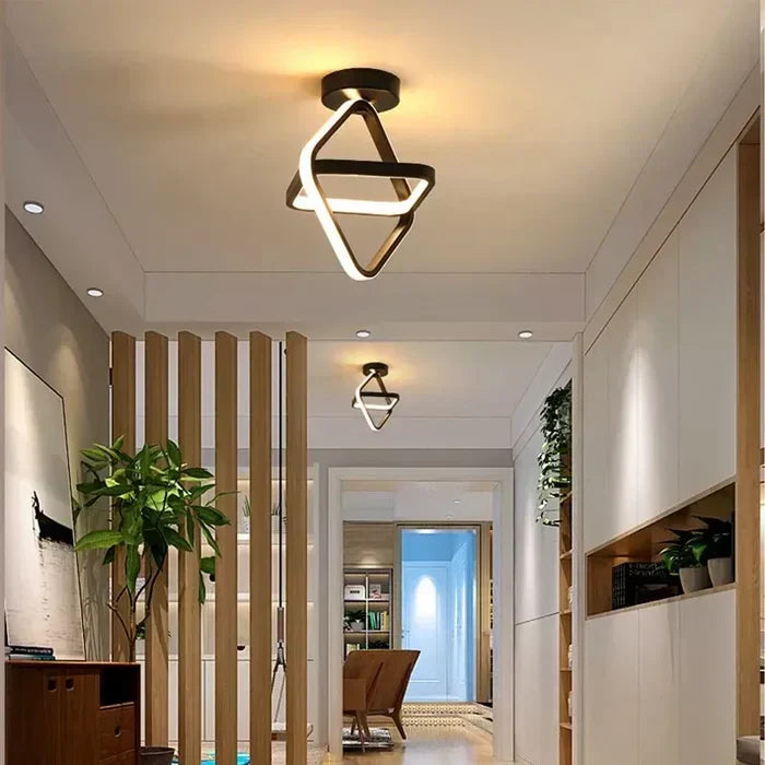 Rynx | Modern LED ceiling lamp with double ring design - Twilight Rings
