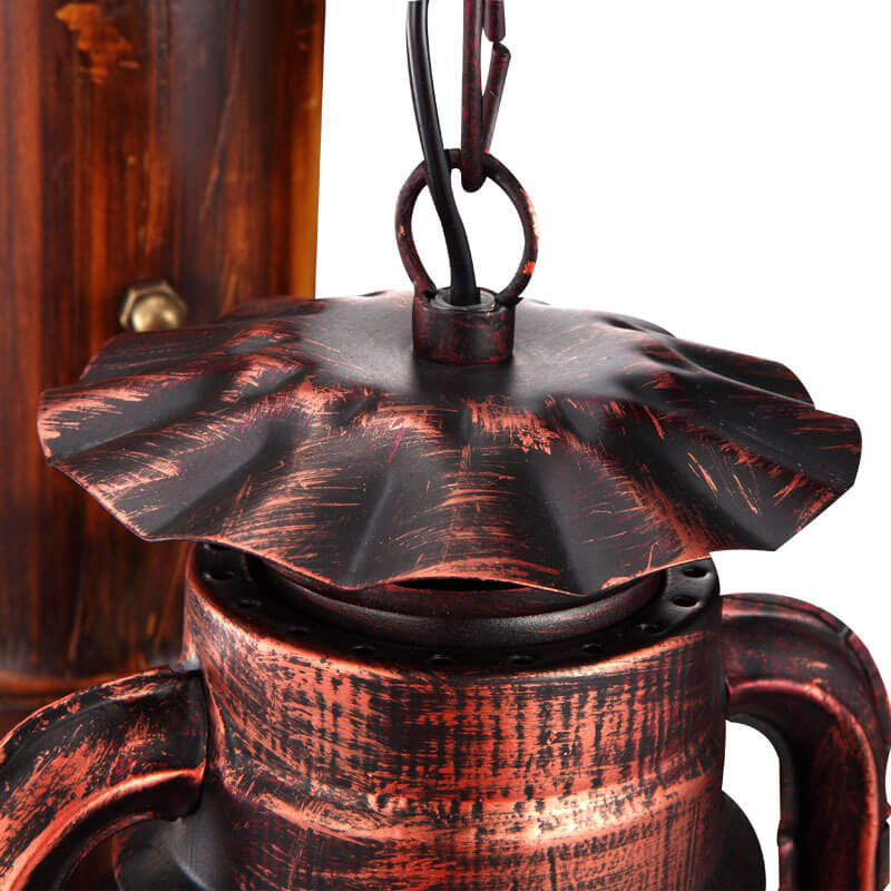 Rynx | EquiLume Vintage Wall Lantern in Iron | 1 Light | Rustic Lighting for Home