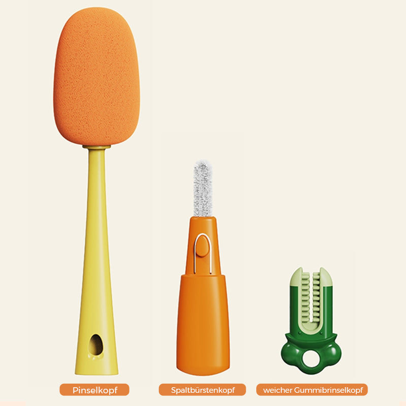 Rynx | Multifunctional Cleaning Brush in Carrot Shape