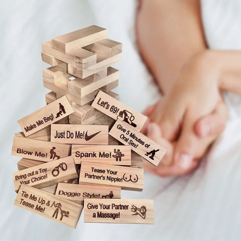 RYNX | Super Naughty Block Tower Jenga Game