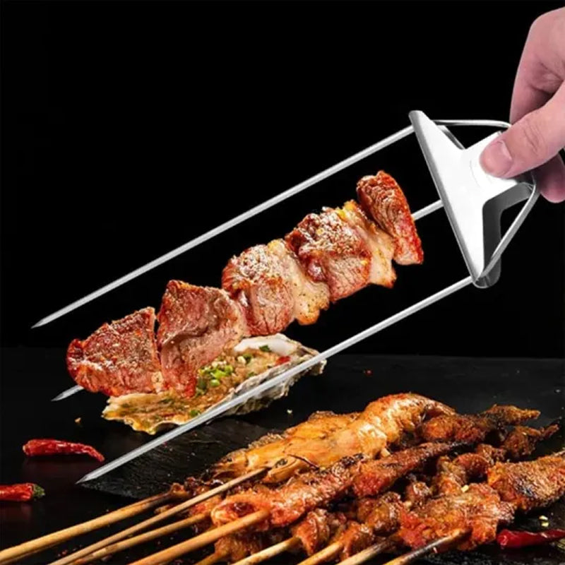 Rynx | 3-Way Grill Skewers, Stainless Steel Skewers For Bbq