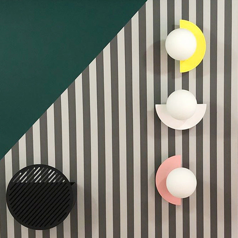Rynx | Valentina Modern LED Wall Lamp Metal Glass Bedroom Living Room