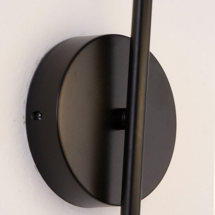 Rynx | GlintArc Wall Lamp | Minimalist Cylinder Glass Design | Flexible Arm | 1-Light Wall Light for Stylish Spaces