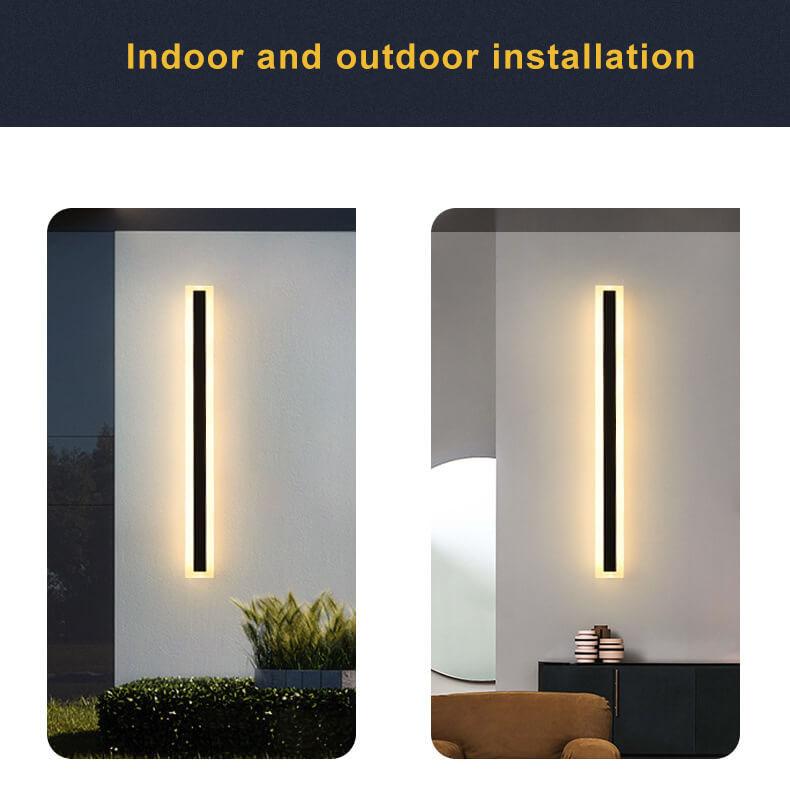 Rynx | LumiBar Minimalist LED Outdoor Wall Light | Waterproof | Durable | Modern Lighting Technology | Outdoor Decorative Lamp for Garden and Terrace