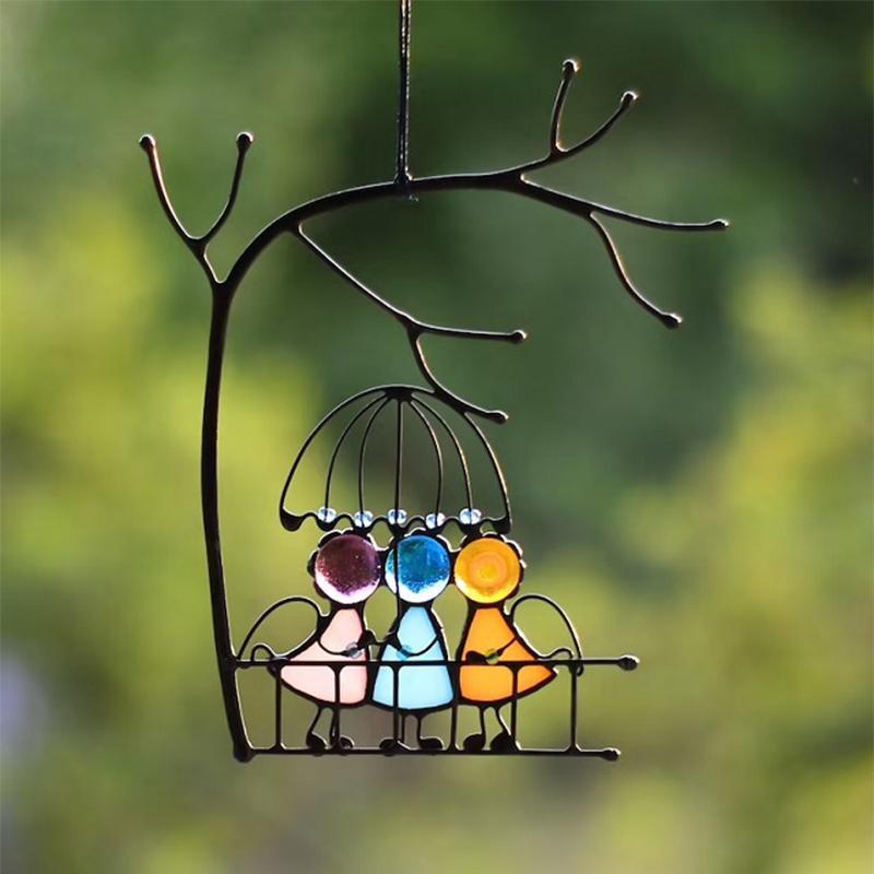 Rynx | Stained Glass Art Window Hangers