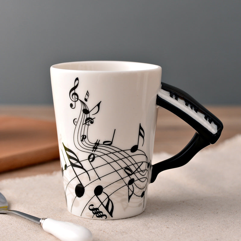 Rynx | Musicians Ceramic Mug, Musical Instrument Mug
