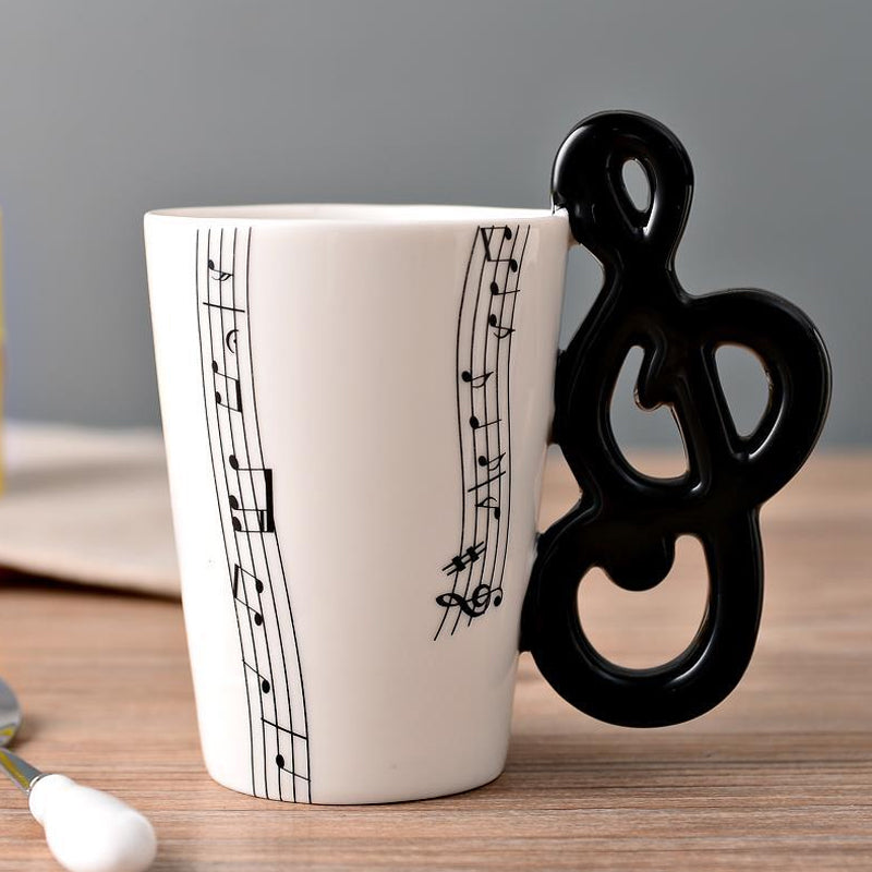 Rynx | Musicians Ceramic Mug, Musical Instrument Mug