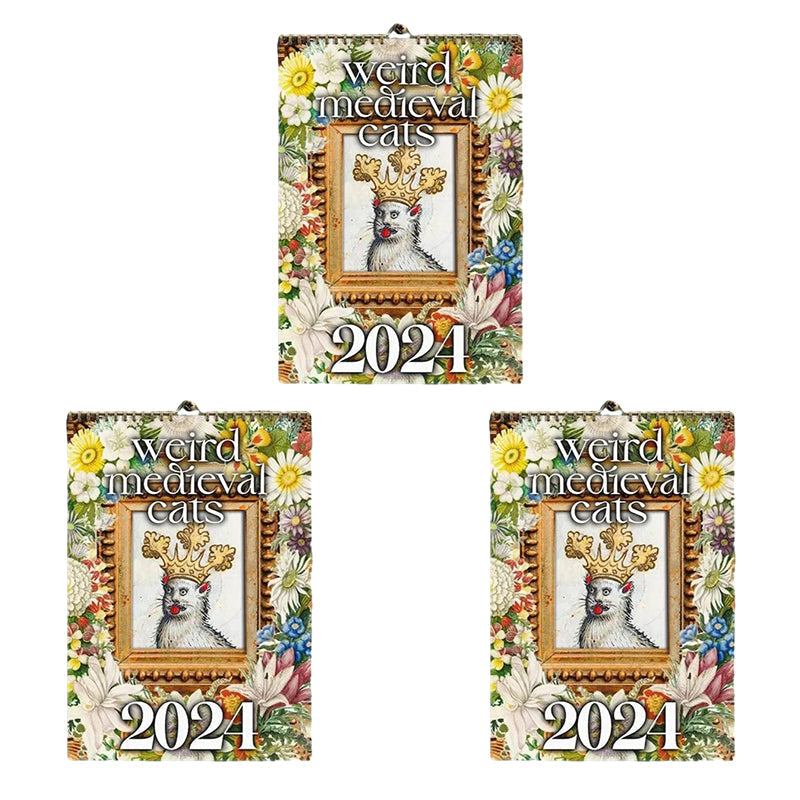 Rynx | Strange Medieval Cats Wall Calendar 2024