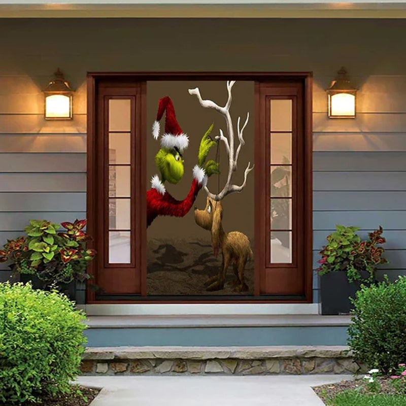 Rynx | Nightmare Before Christmas Outdoor Decorations Props Christmas Elf Door Cover