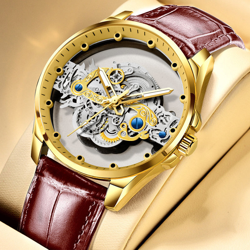 Rynx | New Double-Sided Skeleton Handful Automatic Machine Non-Mechanical Watch