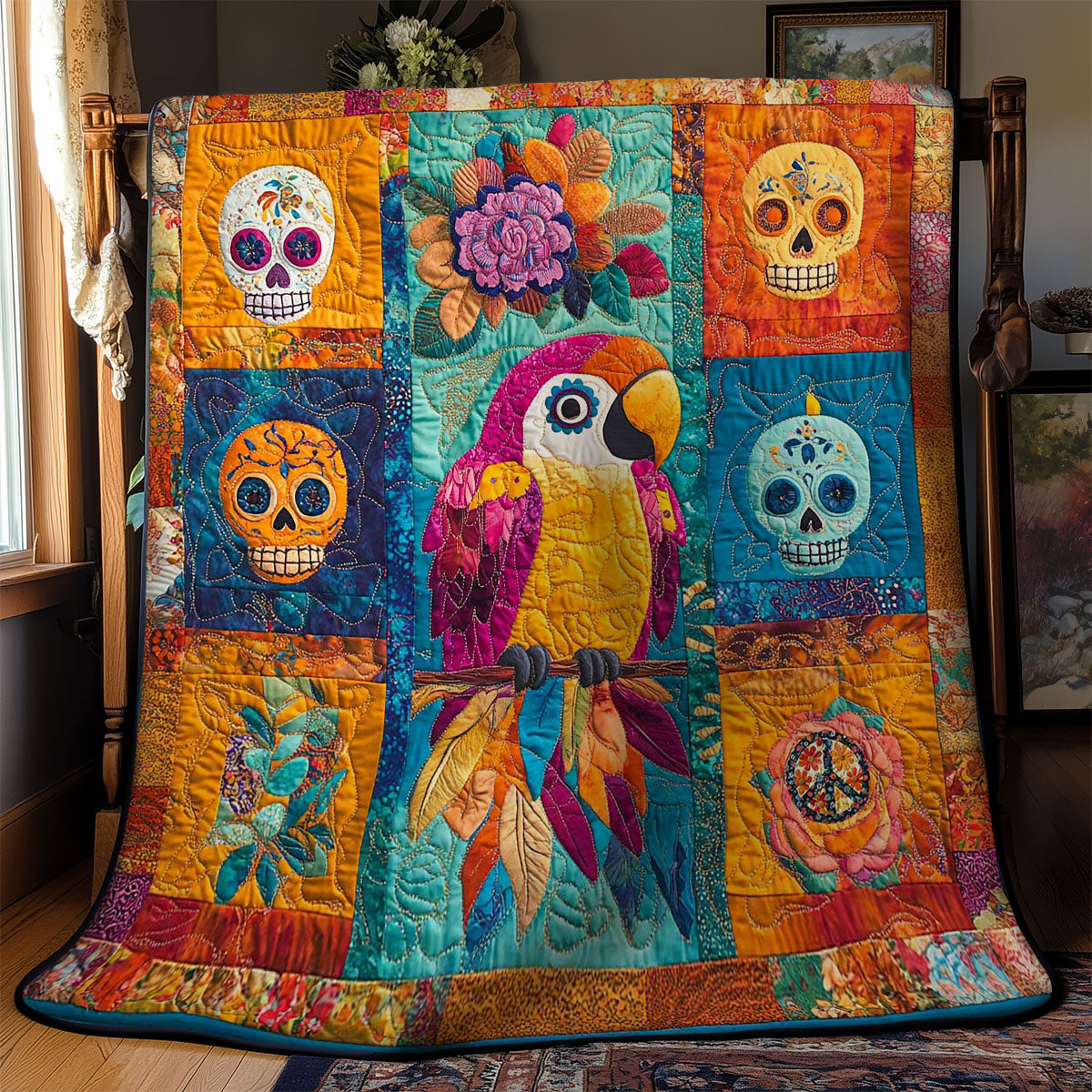Rynx | Parrot Bone Fiesta Quilt