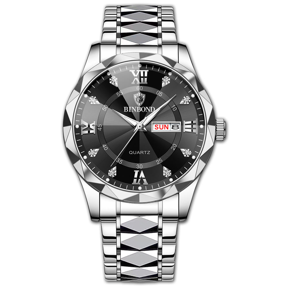 Rynx | Waterproof Luminous Dual Calendar Watch Men