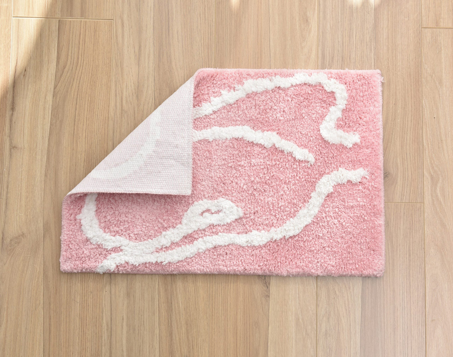 Rynx | Pink Naked Back Bath Mat, 15.7″x23.6″, Non-slip Bath Mat, Pink Bathroom Rugs, Non-slip Toilet Mat, Soft Thick Bathroom Rug, Art Bath Mats, Best Bath Rugs, Non-slip Shower Mat, Toilet Rug