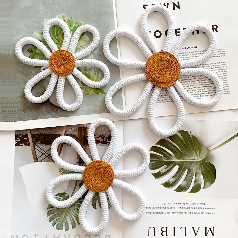 Rynx | 3 Pcs - Bohemian Daisy Flower Wall Decor