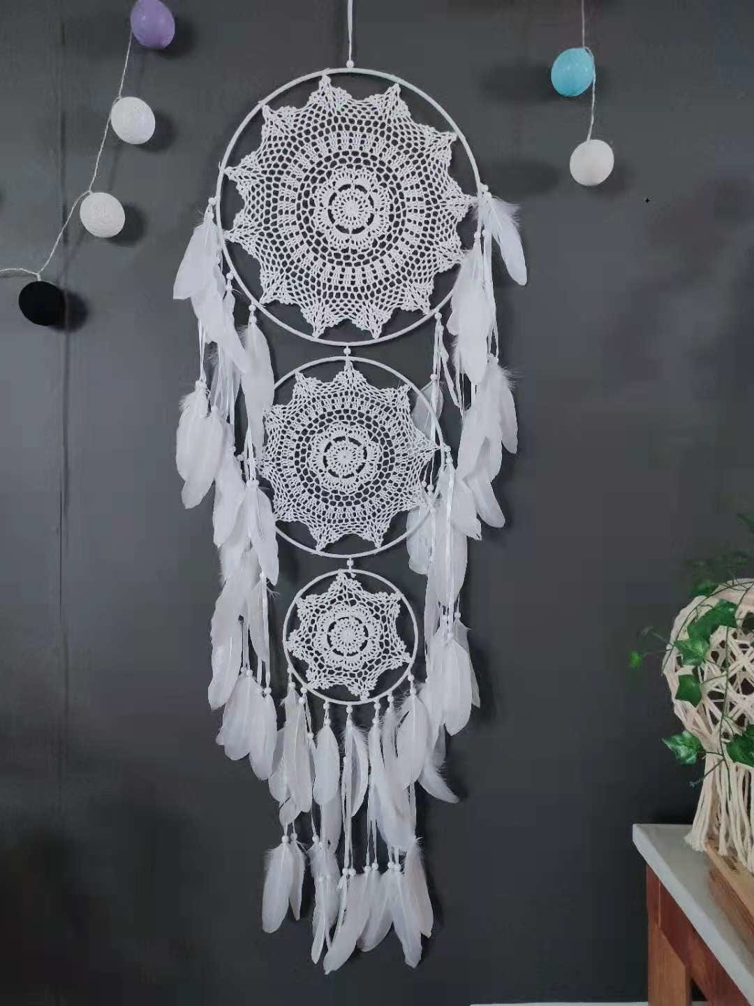 Rynx | 3 Rings Circle Large Boho Dream Catcher