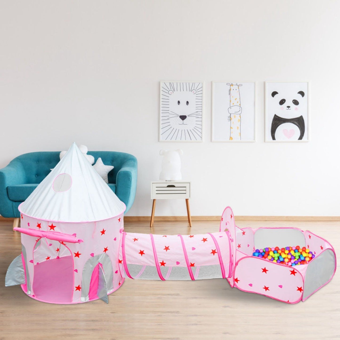 Rynx | 3-in-1 Kids Play Tent Ball Pit Set
