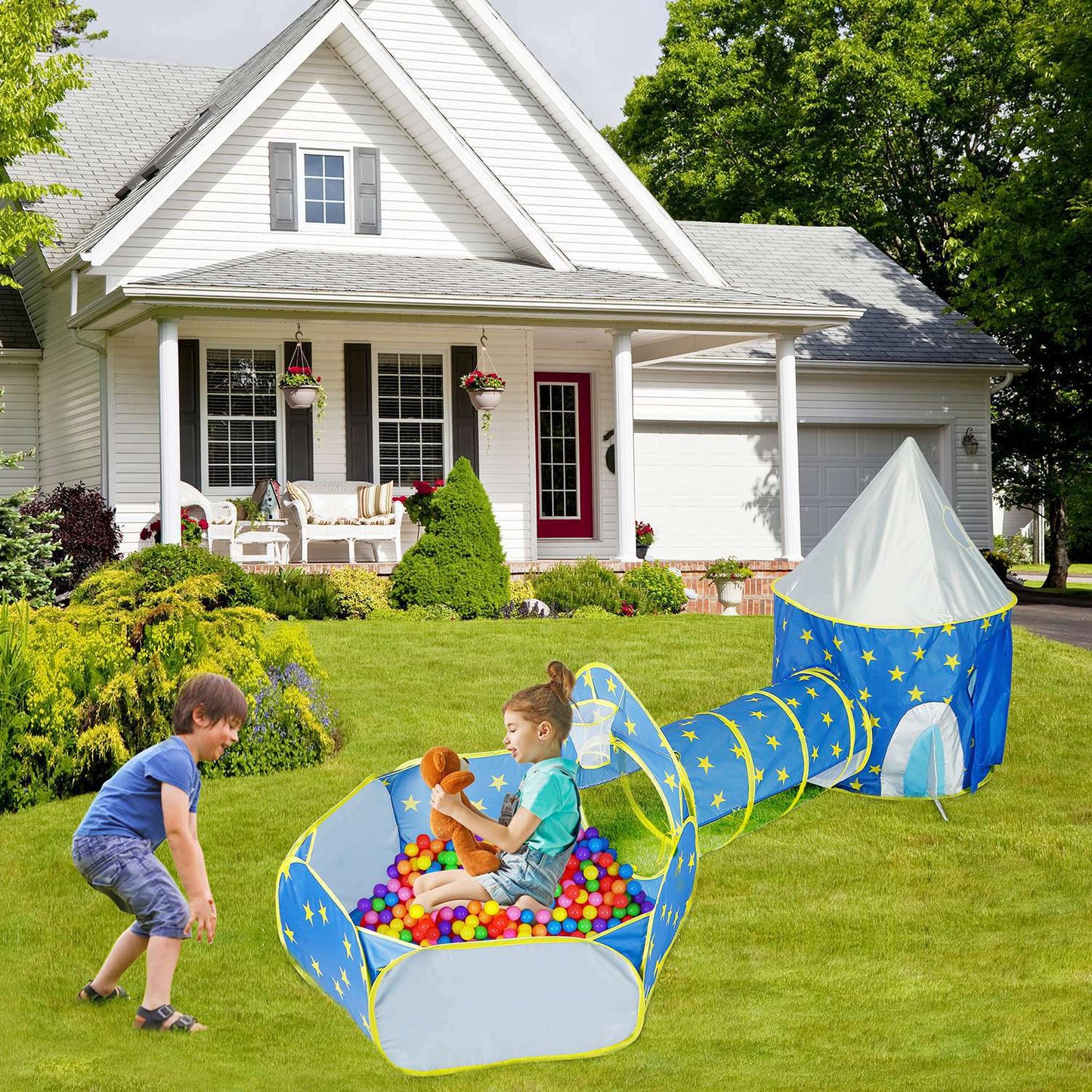Rynx | 3-in-1 Kids Play Tent Ball Pit Set