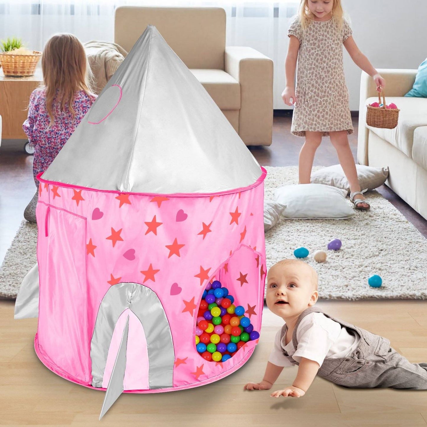 Rynx | 3-in-1 Kids Play Tent Ball Pit Set