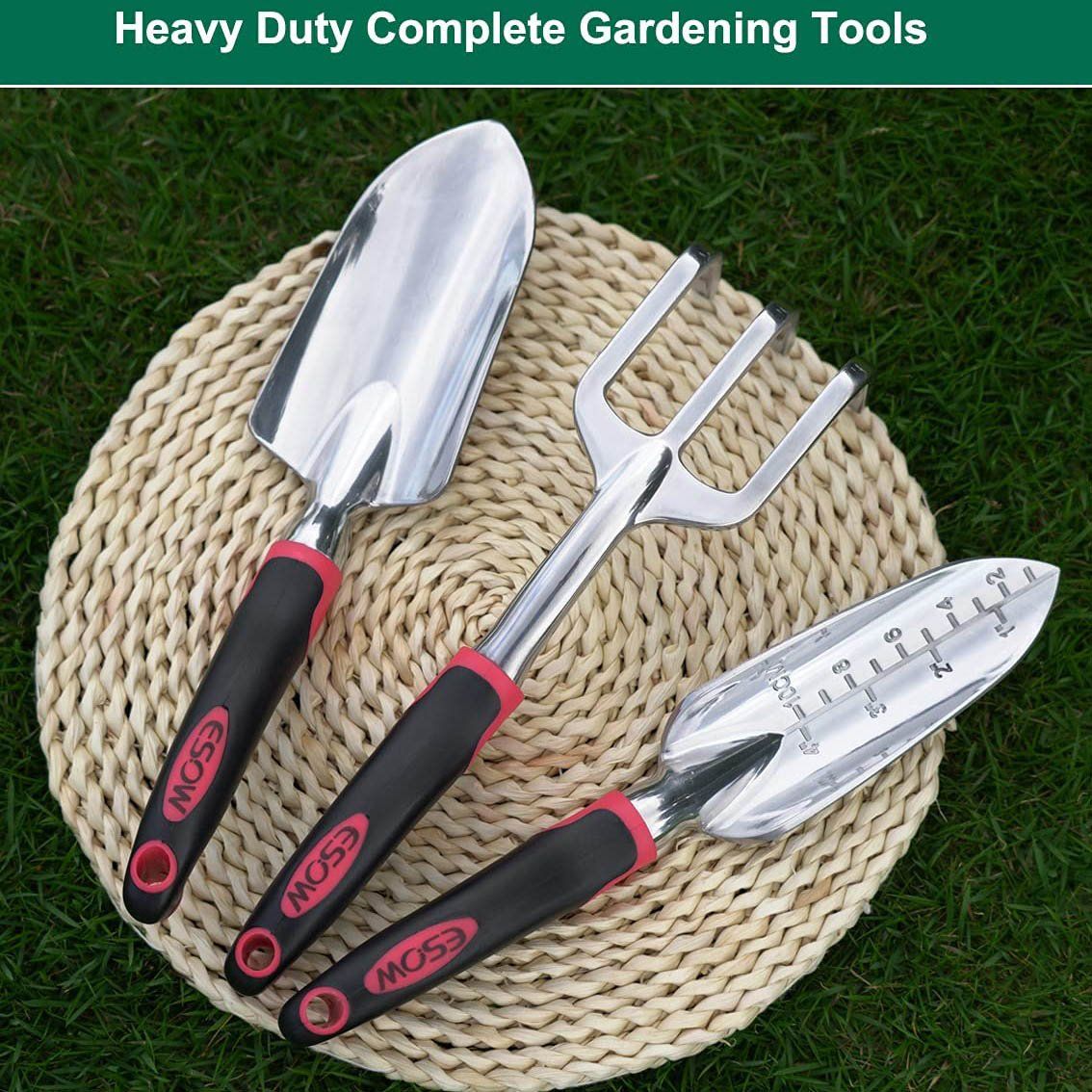 Rynx | 3-piece set: Cast aluminum heavy gardening tool set