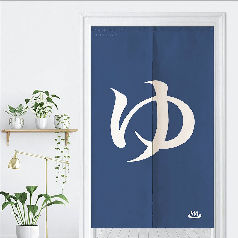 Rynx | Blue Hot Springs Noren Door Curtain